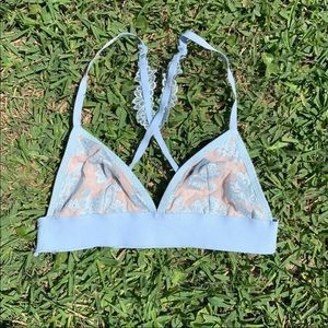 pink bralette